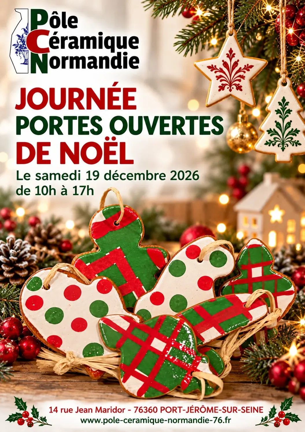 Journée portes ouvertes de Noël en céramique (1)